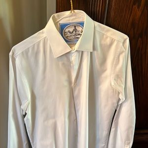 Hugo Boss White Dress Shirt; Like Brand-New.